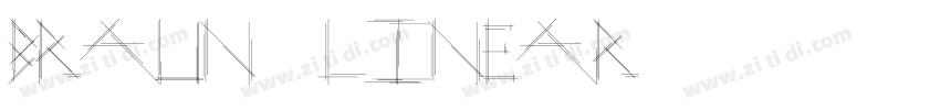 Braun Linear字体转换